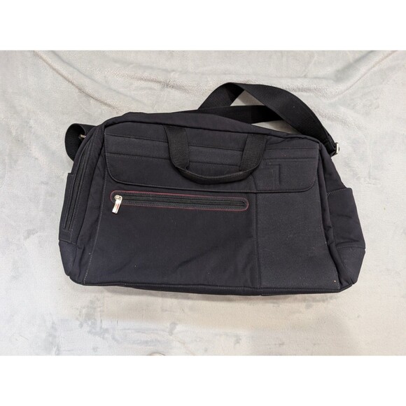 TUMI Boston Bag Sports Duffle 2 Way Nylon Solid Travel Duffel 6151D - Picture 1 of 8